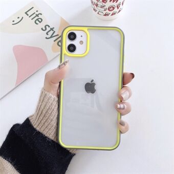Acrylic + TPU Bi-color Edge Cell Phone Case for iPhone 11 