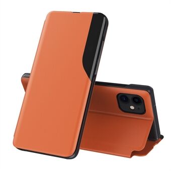 Stand View Window Shell for iPhone 11  Leather Case