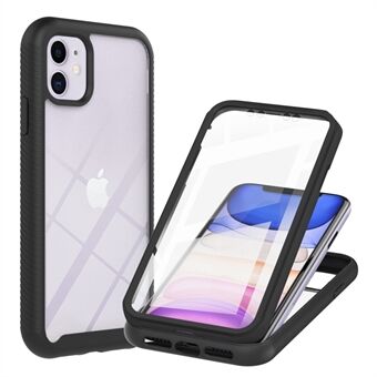 3 in 1 Anti-Drop Full Protection PC+TPU Protective Case with PET Screen Protector for iPhone 11 