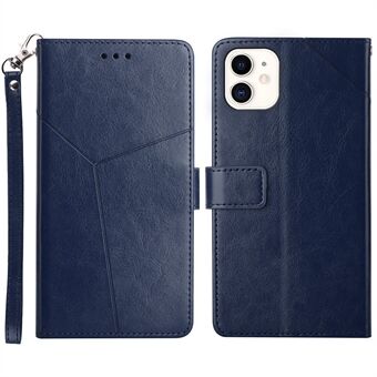 Flip Cover PU-lädertelefonfodral Elegant Y-formad Stand plånboksstativ design för iPhone 11 