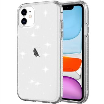 GW18 Clear Glitter Sparkly Light Anti-Drop Stötsäkert Mjuk TPU-fodral Skal för iPhone 11 