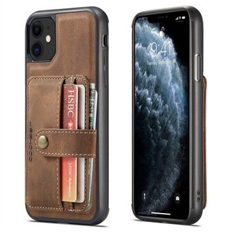 JEEHOOD Shockproof Wallet Phone Case for iPhone 11  RFID Blocking Anti-fall Phone Cover Scratch Resistant Protector Support Wireless Charging