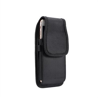 Universal Clip Oxford Cloth Hanging Waist Bag Card Holder Pouch Men Mobiltelefonväska för 5,7-6,3 tum smarttelefoner
