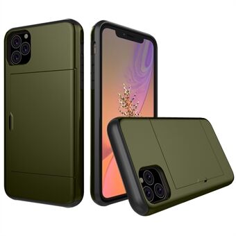 Plastic + TPU Hybrid Card Holder Case for iPhone 11 Pro  (2019)