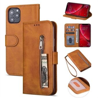 Zipper Pocket Cell Phone Leather Wallet Case for iPhone 11 Pro  (2019)