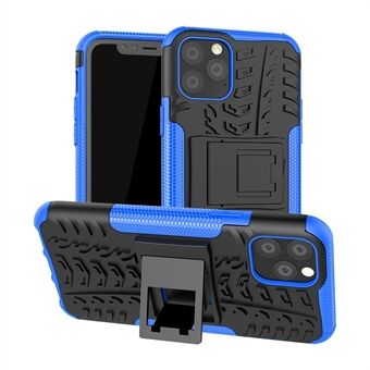 Tyre Pattern PC + TPU Hybrid Tablet Case with Kickstand for iPhone 11 Pro 