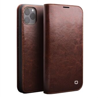 QIALINO Genuine Cowhide Leather Wallet Cover for iPhone 11 Pro 