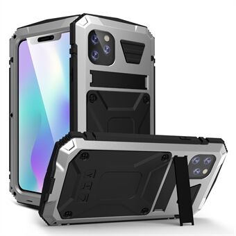 Tank Series Full Protection Kickstand Metal Frame Phone Case for iPhone 11 Pro 