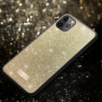 SULADA Dazzling Glittery Surface Leather Coated TPU Case for iPhone 11 Pro 