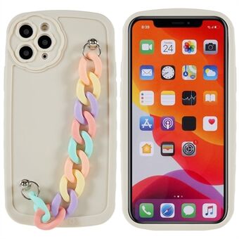 Anti-drop Soft TPU Case for iPhone 11 Pro  Precise Cutout Protective Phone Shell Strap Design Shockproof Phone Cover