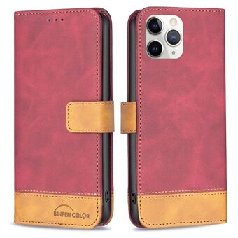 BINFEN COLOR BF Leather Case Series-7 Style 11 PU Leather Shell for iPhone 11 Pro , Scratch-Resistant Matte Surface Leather Phone Wallet Stand Case Accessory
