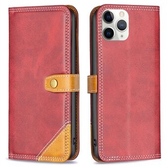 BINFEN COLOR BF Leather Series-8 for iPhone 11 Pro  12 Style Viewing Stand Card Slots Splicing Leather Case Double Stitching Lines Phone Cover