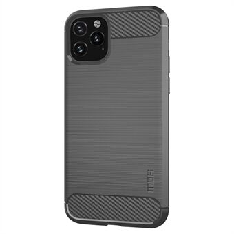 MOFI For iPhone 11 Pro  Shock Absorbing TPU Phone Case Carbon Fiber Texture Brushed Protective Cover