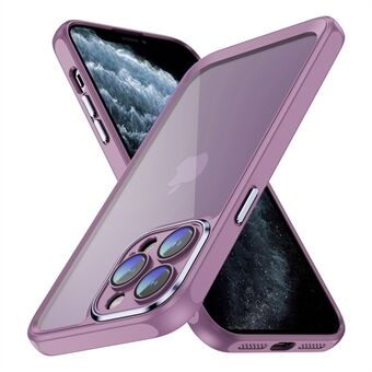 För iPhone 11 Pro Transparency Akryl Baksida + Mjukt TPU-fodral Stötsäkert skyddande telefonfodral