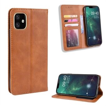 Vintage Style PU Leather Phone Cover foriPhone (2019) 