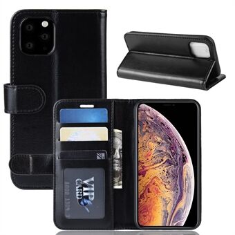 Crazy Horse PU Leather Stand Wallet Flip Phone Case for iPhone 11 Pro Max  (2019)