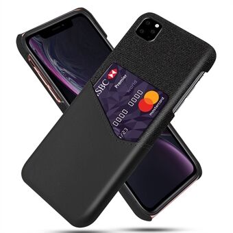 KSQ PC + PU + Cloth Hybrid Back Shell with Card Slot for iPhone 11 Pro Max  (2019)