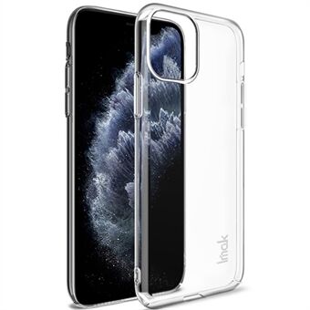 IMAK Crystal Case II Pro för iPhone 11 Pro Max s repasäkert Clear PC-bakre telefonväska med explosionssäker skärmfilm