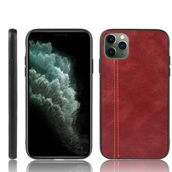 Leather Coated PC + TPU Hybrid Phone Cover Case for iPhone 11 Pro Max 