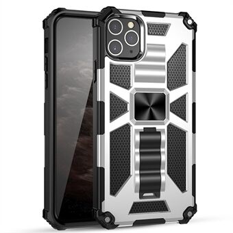 Shockproof Invisible Kickstand PC + TPU Hybrid Case for iPhone 11 Pro Max 