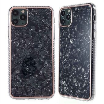 Lacquered IMD TPU Phone Case for iPhone 11 Pro Max , Anti-Slip Strips Seashell Texture Phone Protective Cover