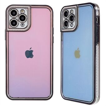 Soft TPU Phone Case for iPhone 11 Pro Max  Shockproof Electroplated Slim Case Rhinestone Decorated Protective Cover