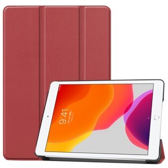 Tri-fold Stand PU Leather Protective Smart Tablet Cover with Auto Sleep / Wake Function for iPad (2021) / (2020) / (2019)