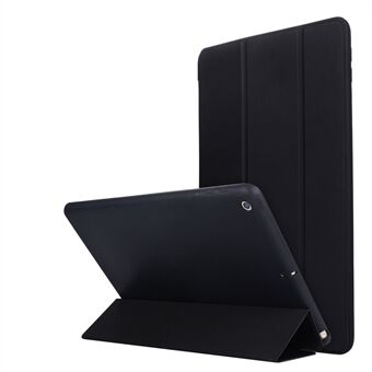 Tri-fold Stand Silicone + Leather Universal Protective Tablet Cover with Auto Wake / Sleep for iPad (2021) / (2020) / (2019)