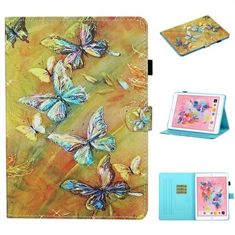 Pattern Printing Card Slots Stand Flip Leather Cover for iPad (2021)/(2020)/(2019)/Air  (2019)/Pro  (2017)