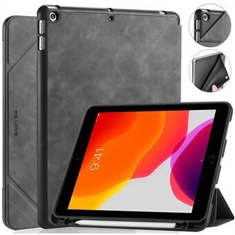 DG.MING See Series Case Auto Wake & Sleep Leather Shell for iPad (2021)/(2020)/(2019)