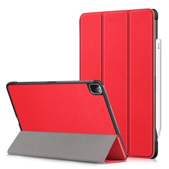 Litch Skin PU Läder Tri-fold Stand Tablet Fodral för iPad Pro  (2020) / (2018)
