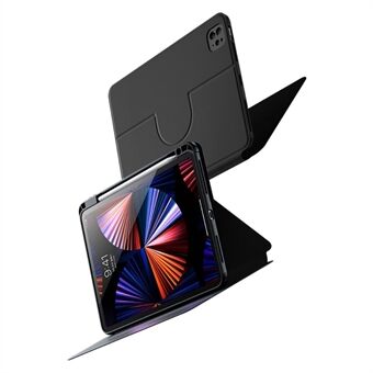 BÄNKAR För iPad Pro 11 (2020) / (2021) / (2022) Magnetiskt löstagbart skyddsfodral PU-läder PC TPU Tabletfodral Auto Wake / Sleep Anti- Scratch -fodral med Stand