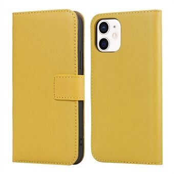 Äkta läder plånbok Stand Case för iPhone 12 mini