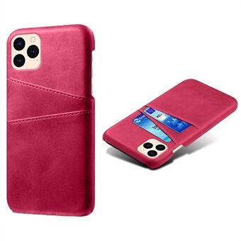 KSQ Läder Inbunden för iPhone 12 mini med korthållare - Rose