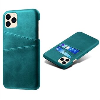 KSQ Läder Inbunden för iPhone 12 mini med korthållare - Grön