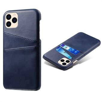 KSQ Läder Inbunden för iPhone 12 mini med korthållare - Blå