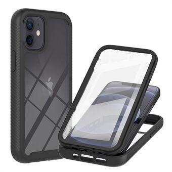 PC+TPU Full-Coverage Protection Case with PET Screen Protector for iPhone 12 mini