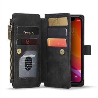 CASEME C30-serien Flera kortplatser Fallsäker helkroppsskyddad plånbok PU-läderfodral med Stand för iPhone 12 mini 5,4 tum