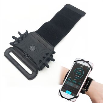 Avtagbar roterbar sportarmbandshållare för vandringscykelpromenad
