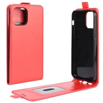 Vertical Flip Crazy Horse Leather Cell Phone Shell for iPhone 12
