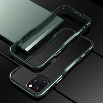 LUPHIE Metal Bumper Case for iPhone 12 Pro/12 , Heavy Duty Rugged Shockproof Cover, Zero Signal Interference, Raised Edge Protection