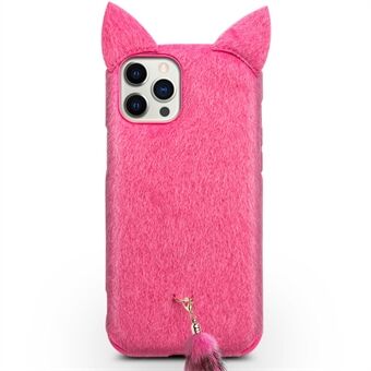 QIALINO Plush Coated TPU Phone Cover for iPhone 12/12 Pro