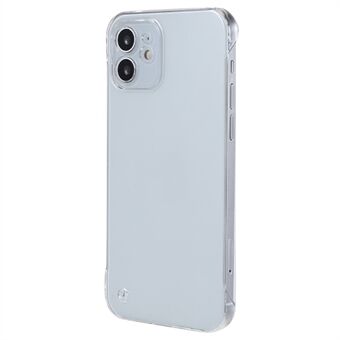 Hårt PC-telefonfodral för iPhone 12 6,1 tums skyddande tunt fodral Ramlöst transparent mobiltelefonskal