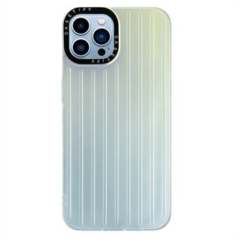 Resväska Shape Shell för iPhone 12 / 12 Pro 6,1 tum Matt Hårt PC-fodral Laser Gradient Telefonskydd
