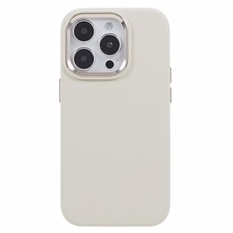 Bakskal till iPhone 12/12 Pro 6,1 tums kameraram i aluminiumlegering Flytande silikon+PC-telefonfodral