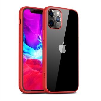 IPAKY Clear PC Back + TPU Edge Combo Protective Case för iPhone 11 - Red