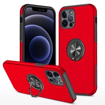Ring Kickstand Design Hybrid Telefonfodral Skal för iPhone 12 Pro