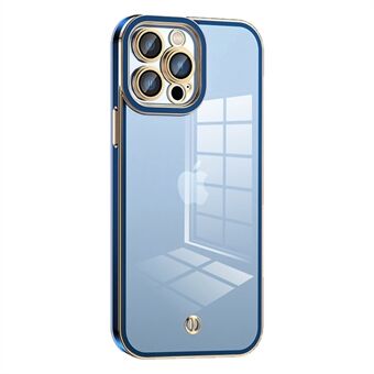 För iPhone 12 Pro 6,1 tum galvaniserat Scratch -fodral Anti-repa Klart telefonskyddsskydd