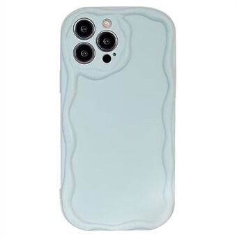 För iPhone 12 Pro 6,1 tum Gummerad godisfärgad mjuk TPU-skaltelefonbaksida skyddslock.