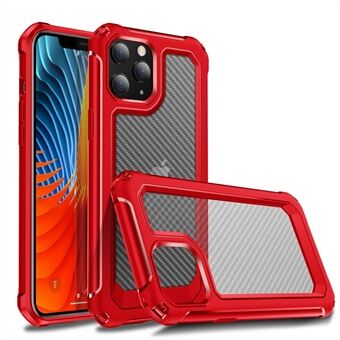 Carbon Fiber Texture PC + TPU Combo Protective Case för iPhone 12 Pro Max 